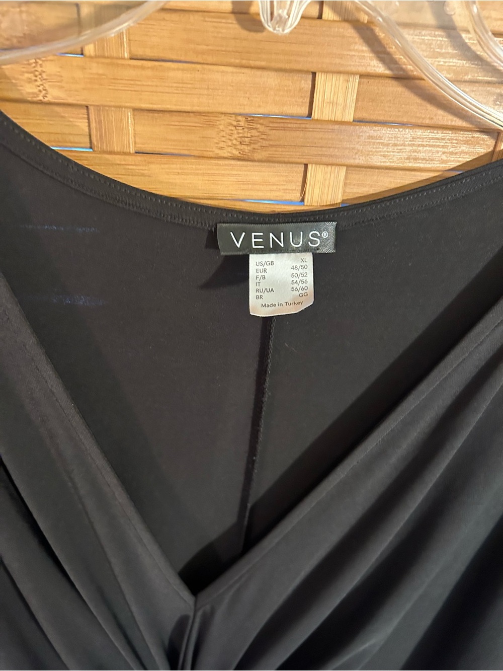 🔥3/$8- VENUS Black Twist-Front Maxi Dress - Picture 5 of 9